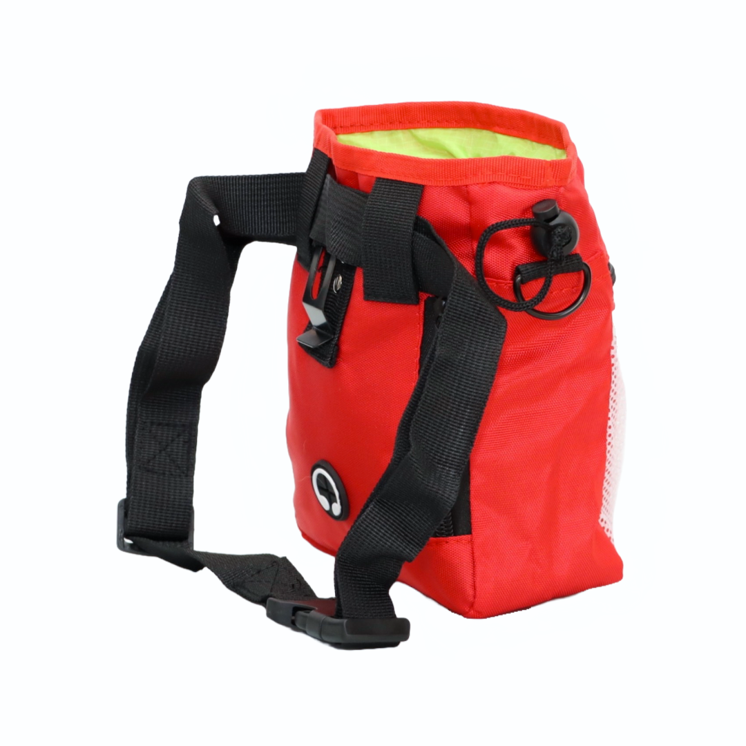 BOLSA DE ENTRENAMIENTO PARA MASCOTAS COLOR ROJO