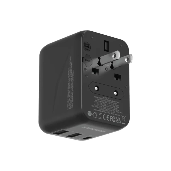 Cargador Adaptador Universal de Viaje Momax 20W PD USB-C