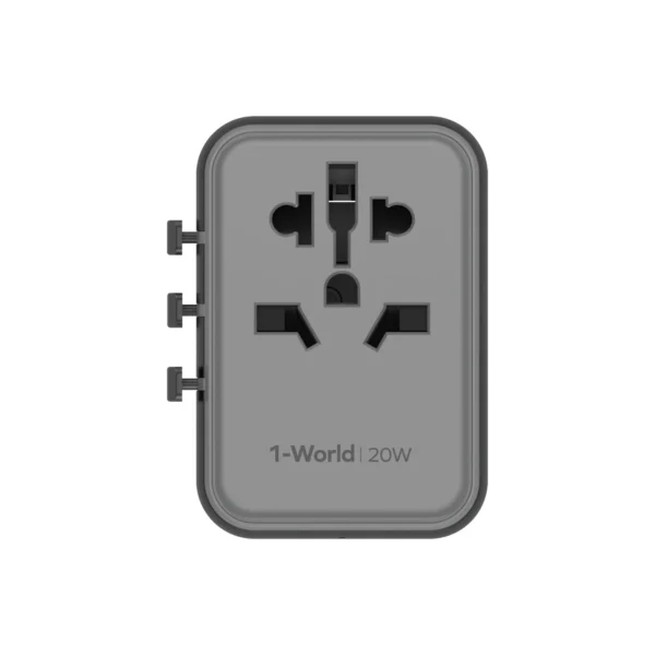 Cargador Adaptador Universal de Viaje Momax 20W PD USB-C