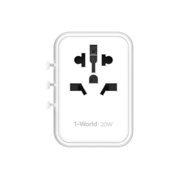 Cargador Adaptador Universal de Viaje Momax 20W PD USB-C