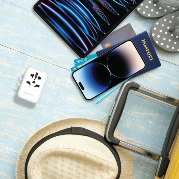 Cargador Adaptador Universal de Viaje Momax 20W PD USB-C