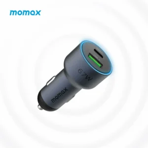 Cargador de Celular para Auto Momax 67W USB-C USB-A