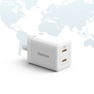 Cargador de Pared Momax 40W Doble USB-C PD