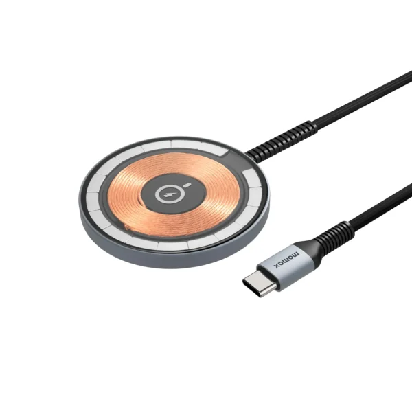 Cargador Inalámbrico Magnético Momax Q.Mag 2 de 15W USB-C