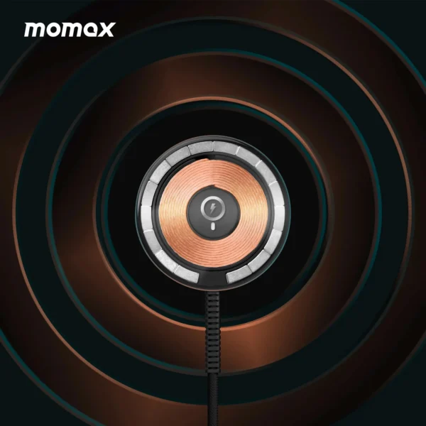 Cargador Inalámbrico Magnético Momax Q.Mag 2 de 15W USB-C