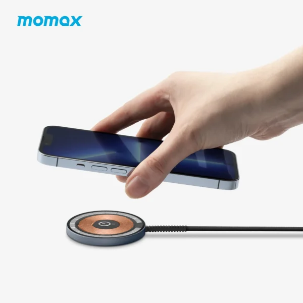 Cargador Inalámbrico Magnético Momax Q.Mag 2 de 15W USB-C