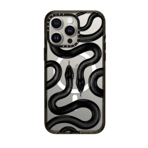 Case MagSafe Black Kingsnake Marco Negro para iPhone
