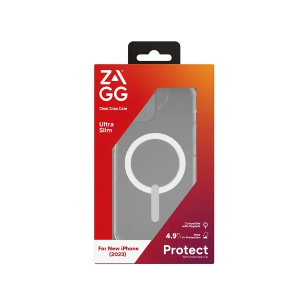 Case ZAGG Clear Snap con MagSafe