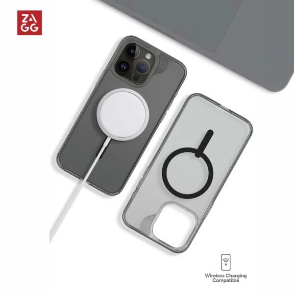 Case ZAGG Smoky Gray Snap con MagSafe