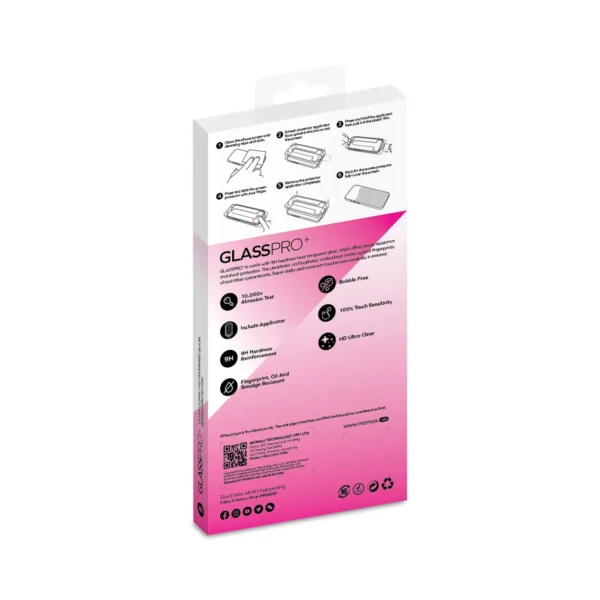 Mica de Vidrio Templado Momax HD Ultra Clear