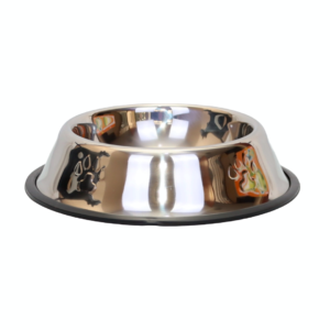 Plato de Aluminio Antideslizante para Mascota