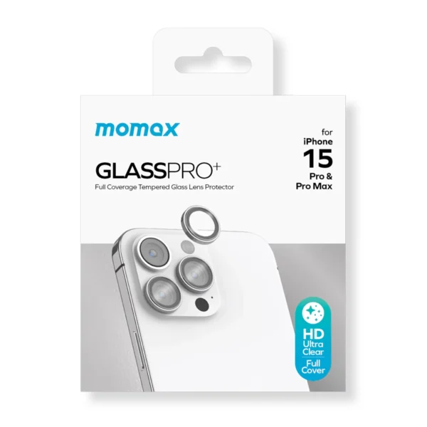 Protector de Lente Momax Glass Pro+ para iPhone 15 Pro / 15 Pro Max